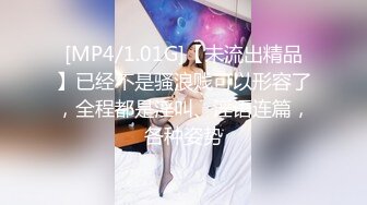 [MP4/1.01G]【未流出精品】已经不是骚浪贱可以形容了，全程都是淫叫、淫语连篇，各种姿势