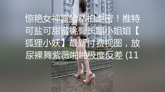 惊艳女神露脸私拍泄密！推特可盐可甜蜜桃臀长腿小姐姐【狐狸小妖】最新付费视图，放尿裸舞紫薇啪啪极度反差 (11)