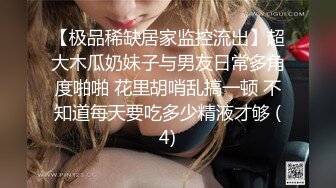 【极品稀缺居家监控流出】超大木瓜奶妹子与男友日常多角度啪啪 花里胡哨乱搞一顿 不知道每天要吃多少精液才够 (4)