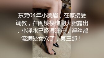 东莞04年小美眉，在家接受调教，在阁楼楼梯间大胆露出，小淫水已经湿汪汪，淫丝都流满处女穴了，第三部！