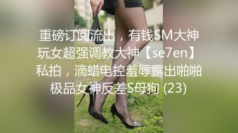 重磅订阅流出，有钱SM大神玩女超强调教大神【se7en】私拍，滴蜡电控羞辱露出啪啪极品女神反差S母狗 (23)