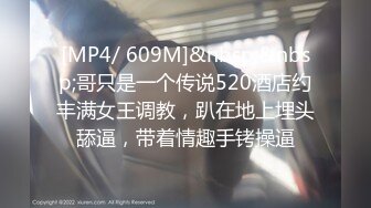 [MP4/ 609M]&nbsp;&nbsp;哥只是一个传说520酒店约丰满女王调教，趴在地上埋头舔逼，带着情趣手铐操逼