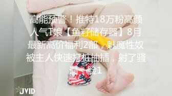 高能预警！推特18万粉高颜人气T娘【鱼籽储存器】8月最新高价福利2部，魅魔性奴被主人快速打桩抽插，射了骚逼一脸1