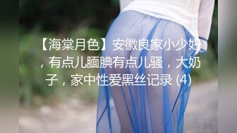 【海棠月色】安徽良家小少妇，有点儿腼腆有点儿骚，大奶子，家中性爱黑丝记录 (4)